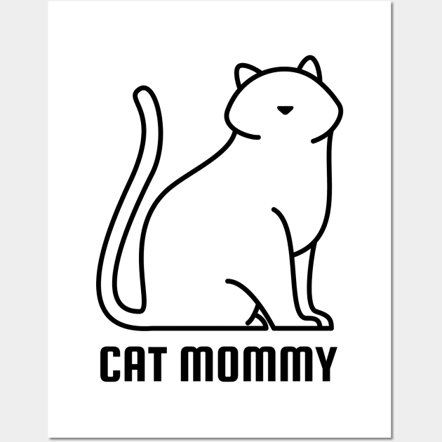 CAT MOMMY. Wall Art by OUSTKHAOS